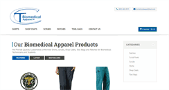 Desktop Screenshot of biomedicalpatches.com